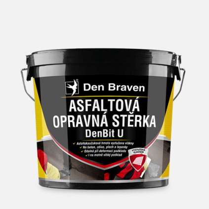 Den Braven - Asfaltová opravná stěrka DenBit U 5 kg černá