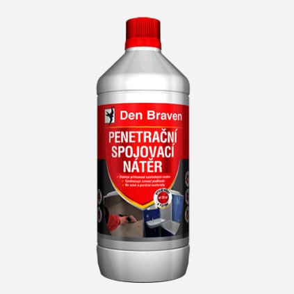 Penetrační a spojovací nátěr, láhev 1 litr Den Braven