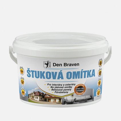 Den Braven - Štuková omítka 4 kg bílá