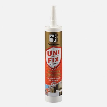 Den Braven - MS UNIFIX na všechna tmelení a lepení 290 ml, černá