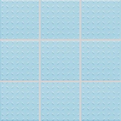 6007 mozaika rako pool svetle modra 10x10 cm mat grh0k263