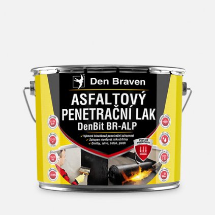 Den Braven - Asfaltový penetrační lak DenBit BR - ALP 19 kg, černý