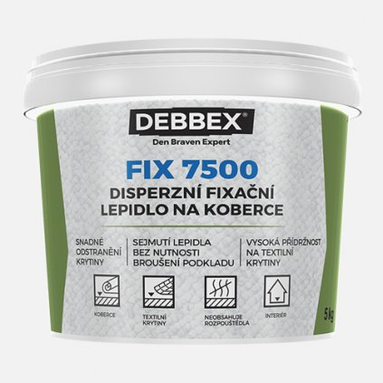 Den Braven - Disperzní fixační lepidlo na koberce FIX 7500, kbelík 10 kg