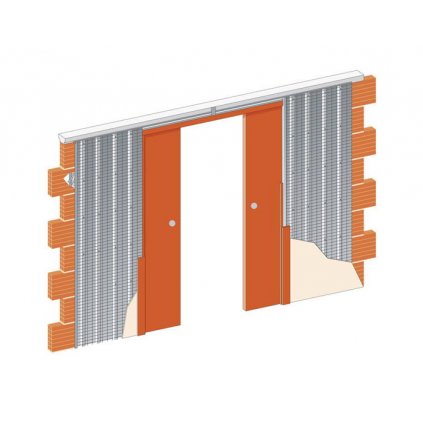 Stavební pouzdro JAP NORMA LINE KOMFORT zeď 1250 mm