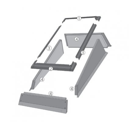 74550 tesnici lemovani fakro efw 78x98