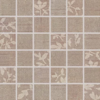 7771 mozaika rako textile hneda 30x30 cm mat wdm05103