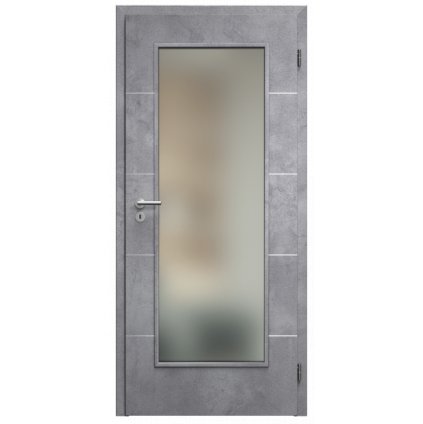Dveře vnitřní Sapeli Lotos M44 komfort CPL laminát barva M44 šedý beton