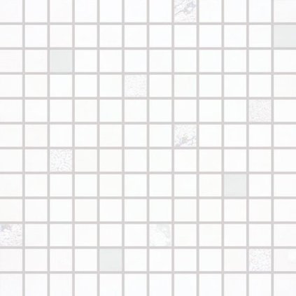 8203 mozaika rako up bila 30x30 cm lesk wdm02000