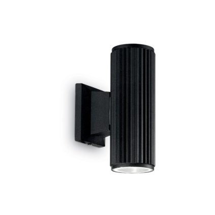 83703 venkovni nastenne svitidlo ideal lux base ap2 nero 129433 cerne ip44