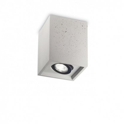 Stropní svítidlo Ideal Lux Oak PL1 square cemento 150475 hranaté betonové