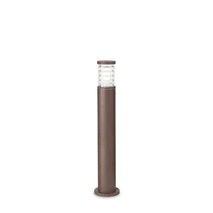 Venkovní sloupkové svítidlo Ideal Lux Tronco PT1 Big Coffee 163741 E27 1x60W IP44 80,5cm hnědé