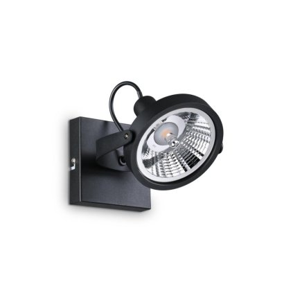 86106 bodove svitidlo ideal lux glim pl1 nero 200231 gu10 1x50w 13cm cerne