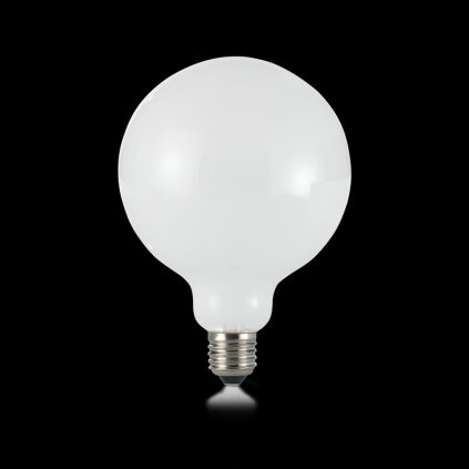 LED žárovka Ideal Lux Globo D125 Bianco 253435 E27 8W 760lm 4000K bílá