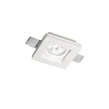 Zápustné svítidlo Ideal Lux Samba FI1 square small D60 150291 bílé 10x10cm GU10 1x35W