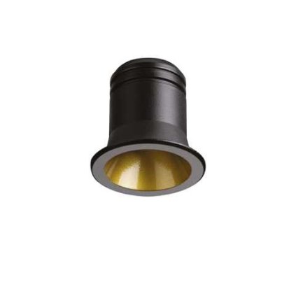 87795 3 led zapustne schodistove svitidlo ideal lux virus bk gd 244853 3w 210lm 3000k ip20 cerno zlate