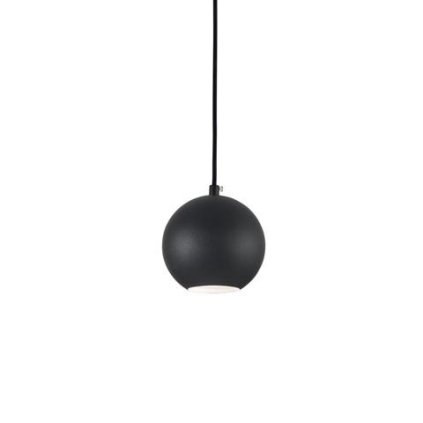 88065 zavesne svitidlo ideal lux mr jack sp1 small nero 231259 gu10 1x28w ip20 12cm male cerne