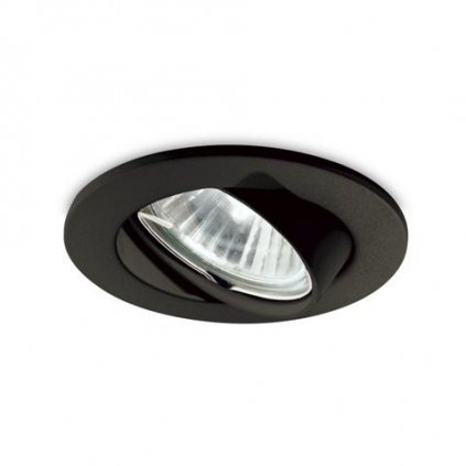 Zápustné bodové svítidlo Ideal Lux Swing Nero 243825 GU10 1x50W IP20 černé