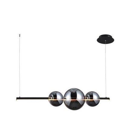 88701 led zavesne svitidlo azzardo sandra 3 dimm black az3352 48w 4800lm 3000k ip20 120cm stmivatelne cerne