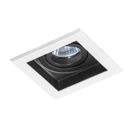 88881 stropni bodove podhledove svitidlo azzardo minorka white black az1362 gu10 1x50w ip20 bilo cerne