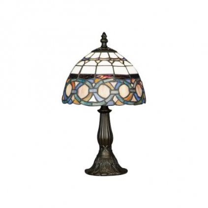 Stolní lampa Luxera TIFFANY 81 E14 1x40W IP20 20cm antická hnědá