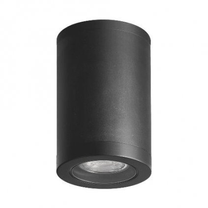 Venkovní stropní bodové přisazené svítidlo Luxera MOPTI 48325 GU10 1x7W IP54 černé