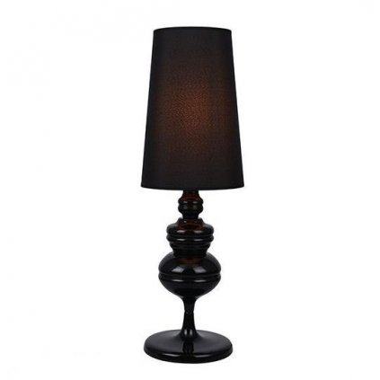 Stolní lampa Azzardo Baroco table black AZ2162 E27 1x50W IP20 18cm černá
