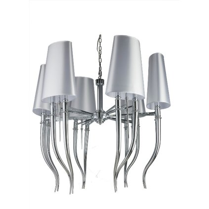 Závěsné svítidlo Azzardo Diablo 6 Big white AZ1389 E14 12x11W IP20 94cm bílé