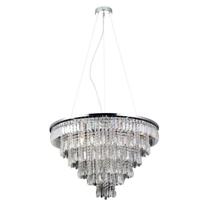 Závěsné/stropní přisazené svítidlo Azzardo Kalabria XL pendant/top AZ2926 G9 12x40W IP20 80cm chromové