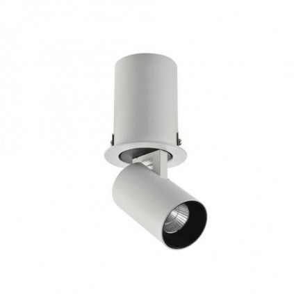LED Stropní zápustné bodové svítidlo Azzardo Luna 7W white/black AZ3396 7W 595lm 3000K IP20 bílo-černé