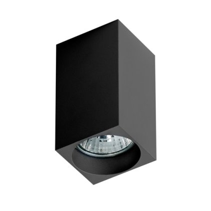 90507 stropni bodove prisazene svitidlo azzardo mini square black az1382 gu10 1x50w ip20 5 6cm hranate cerne