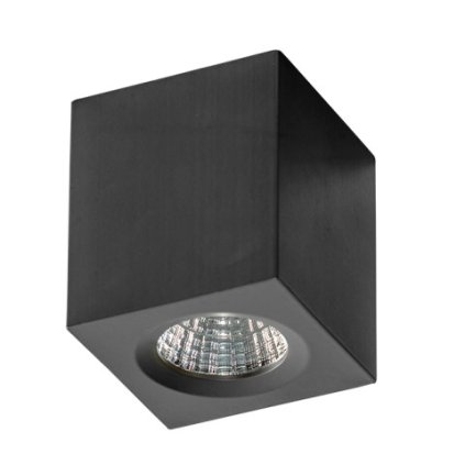 90588 led stropni bodove prisazene svitidlo azzardo nano square black az2787 5w 420lm 3000k ip20 5 6cm hranate cerne