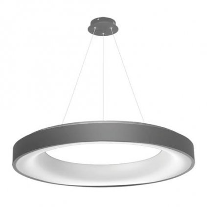 LED Závěsné svítidlo Azzardo Sovana Pendant 80 CCT grey Dimm AZ3450 80W 4000lm 2700-6500K IP20 78cm stmívatelné šedé