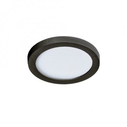 LED Stropní zápustné bodové svítidlo Azzardo Slim 9 Round 3000K IP44 black AZ2834 6W 500lm 3000K IP44 9cm kulaté černé