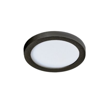 91203 led stropni zapustne bodove svitidlo azzardo slim 9 round 4000k ip44 black az2835 6w 500lm 4000k ip44 9cm kulate cerne