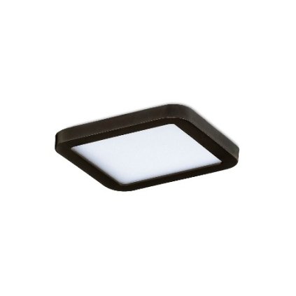 91212 led stropni zapustne bodove svitidlo azzardo slim 9 square 3000k ip44 black az2833 6w 500lm 3000k ip44 9cm ctvercove cerne