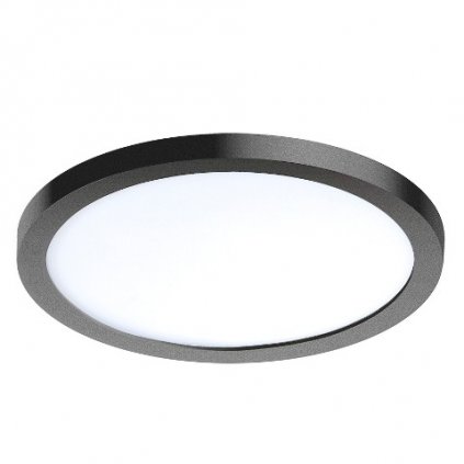 LED Stropní zápustné bodové svítidlo Azzardo Slim 15 Round 4000K IP44 black AZ2843 12W 1000lm 4000K IP44 14,5cm kulaté černé