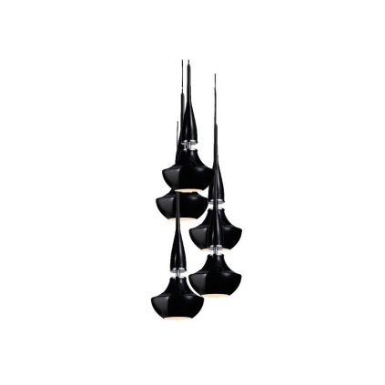 91317 zavesne svitidlo azzardo tasos 5 black az0981 e14 5x25w ip20 45cm cerne