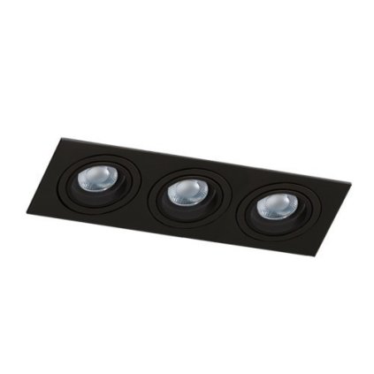 91620 stropni bodove zapustne svitidlo azzardo caro 3 square black az2440 gu10 3x40w ip20 25 6cm cerne