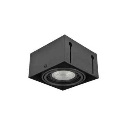 91680 stropni zapustne bodove svitidlo azzardo nova 1 gips black black az2872 gu10 adap111 es111 1x40 1x50w ip20 15cm cerne