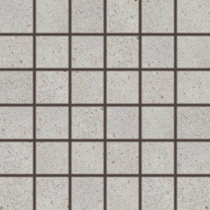 9172 mozaika rako piazzetta svetle seda 30x30 cm mat ddm06788