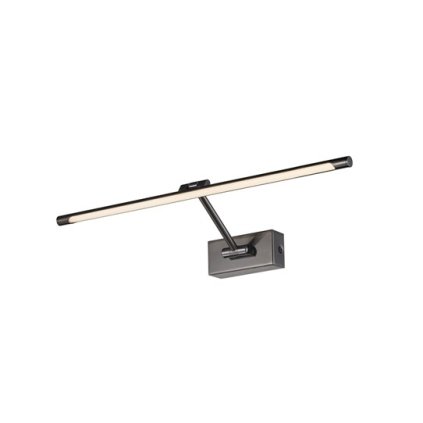 91815 led nastenne svitidlo azzardo davinci 58 black chrome az2655 10w 705lm 3000k ip20 58cm cerny chrom