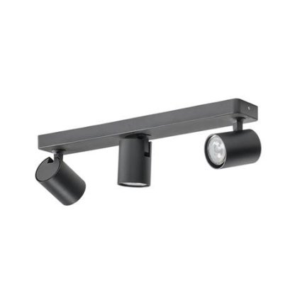 92289 stropni a nastenne prisazene bodove svitidlo azzardo exo 3 black az3197 gu10 3x35w ip20 45cm cerne