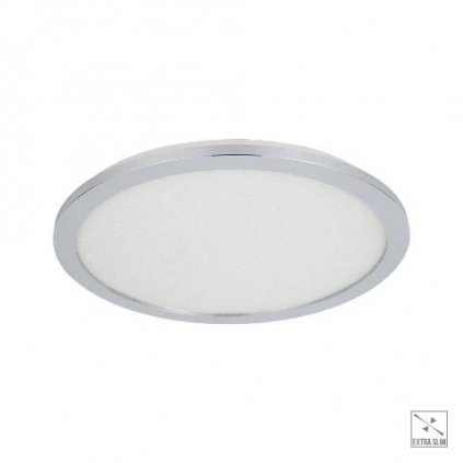 LED Koupelnové stropní a nástěnné svítidlo Luxera MADRAS 62603 18W 1300lm 4000K IP44 30cm chromové stmívatelné