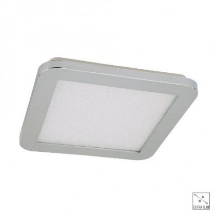 LED Koupelnové stropní a nástěnné svítidlo Luxera MADRAS 62606 18W 1300lm 4000K IP44 30cm chromové stmívatelné