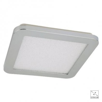 LED Koupelnové stropní a nástěnné svítidlo Luxera MADRAS 62607 24W 1800lm 4000K IP44 40cm chromové stmívatelné