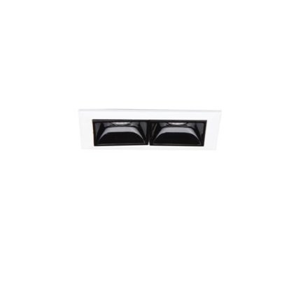 93357 led zapustne bodove svitidlo ideal lux lika 06w 4000k trim 267869 6w 500lm 4000k ip20 7 4cm bilo cerne s rameckem