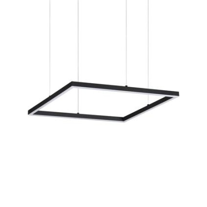 93522 led zavesne svitidlo ideal lux oracle slim d50 square bk 3000k 259161 33w 2650lm 3000k ip20 50cm hranate cerne