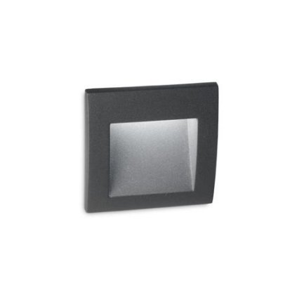 LED Venkovní zápustné svítidlo do zdi Ideal Lux WIRE AP SMALL ANTRACITE 255521 1,5W 60lm 3000K IP65