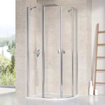 95472 ravak sprchovy kout chrome cskk4 cskk4 90 bright alu transparent vyprodej