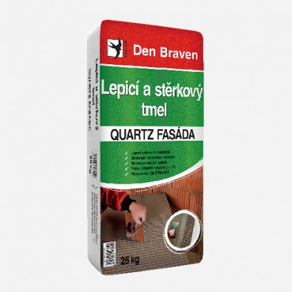 Den Braven - Lepicí a stěrkový tmel QUARTZ FASÁDA, pytel 25 kg